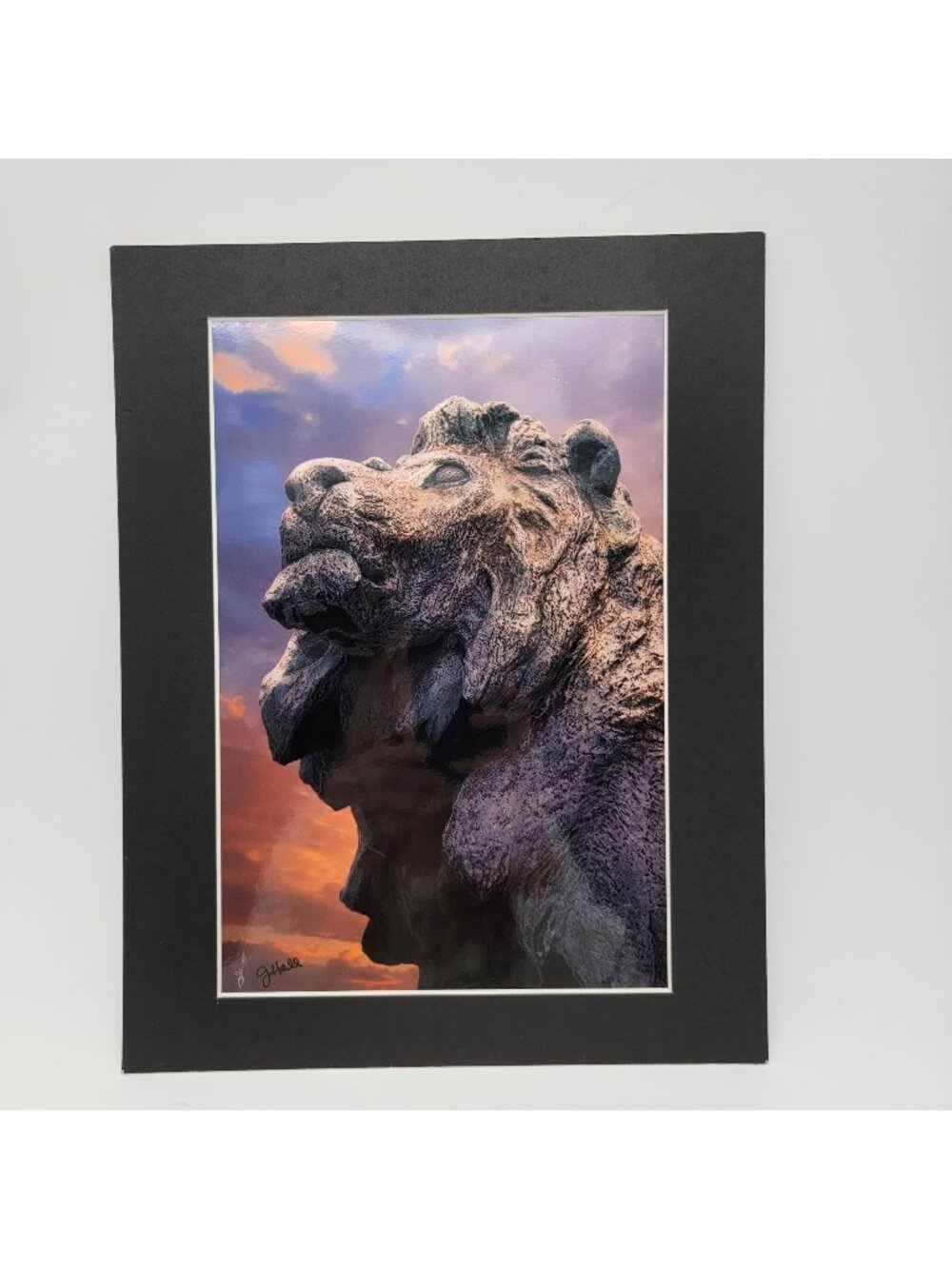 2018 "I Am King" By Gina Geldbach-Hall Matted Art Print 8"x12"  COA